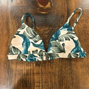 Hollister Patterned Bikini Top